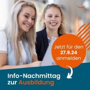 Info-Nachmittag zur Ausbildung